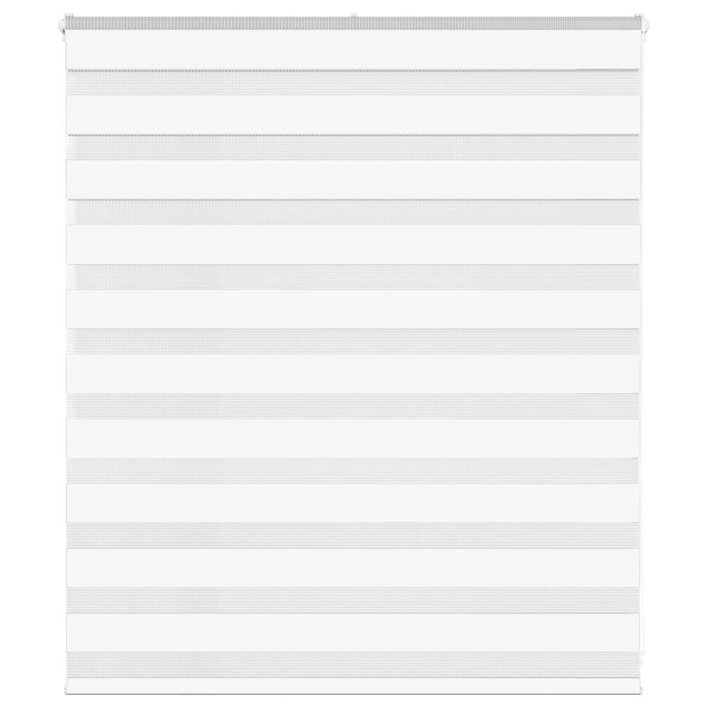 VidaXL Zebrarollo 120x100 cm Stoffbreite 115,9 cm Polyester weiß