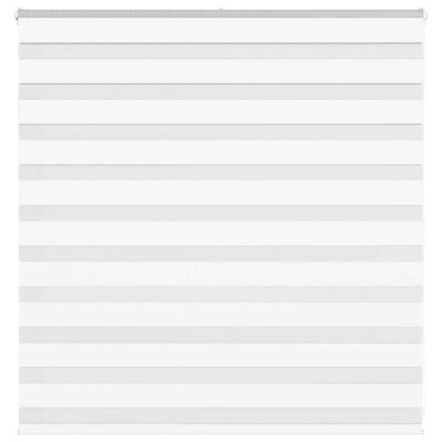 VidaXL Zebrarollo 140x100 cm Stoffbreite 135,9 cm Polyester weiß