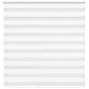 VidaXL Zebrarollo 140x100 cm Stoffbreite 135,9 cm Polyester weiß