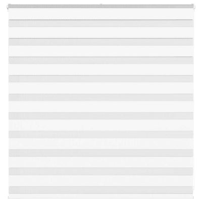 VidaXL Zebrarollo 145x100 cm Stoffbreite 140,9 cm Polyester weiß