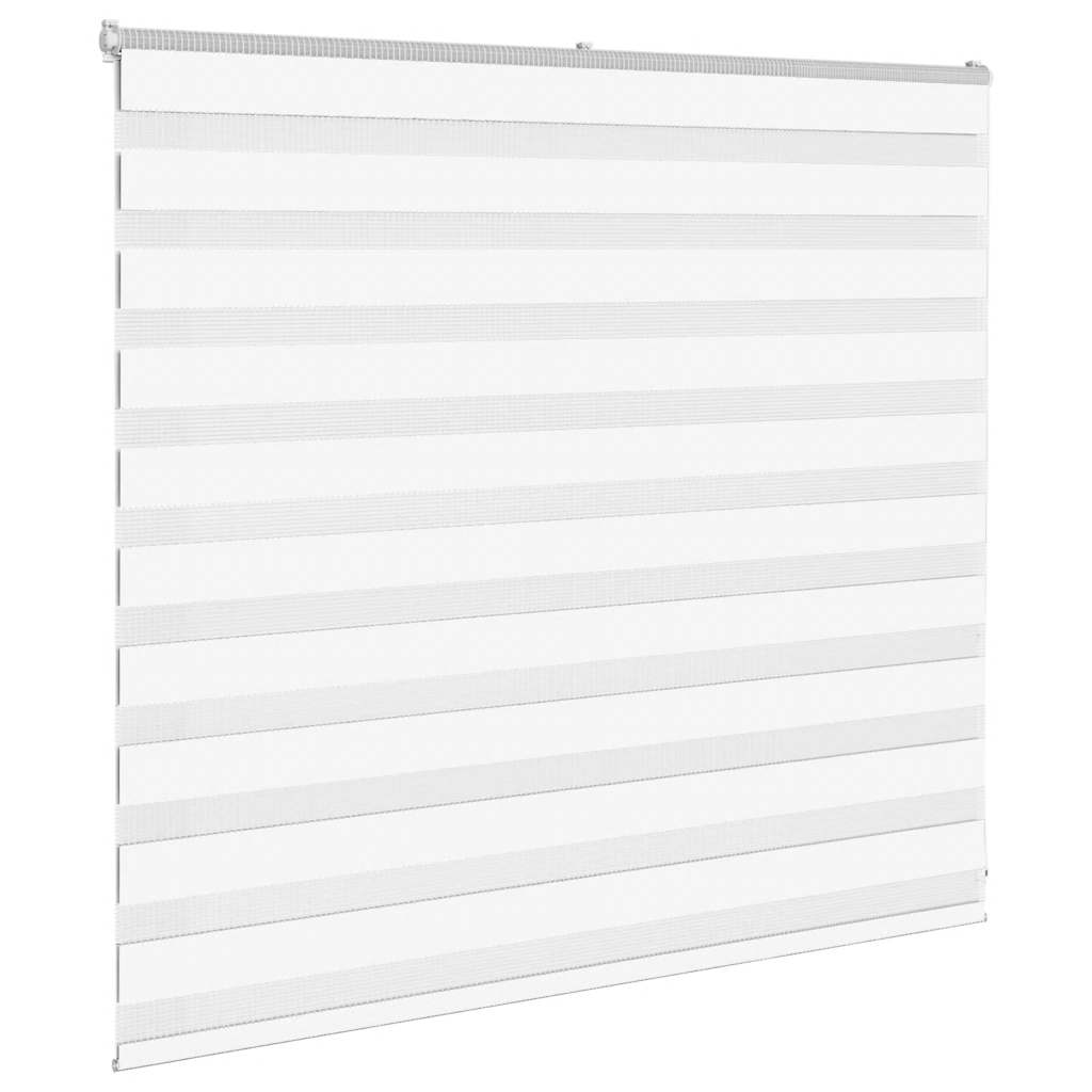 VidaXL Zebrarollo 155x100 cm Stoffbreite 150,9 cm Polyester weiß
