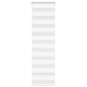 Vidaxl Zebra Roller Blind 45x150 cm Staubbreite 40,9 cm Polyester weiß