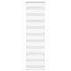 Vidaxl Zebra Roller Blind 50x150 cm Staubbreite 45,9 cm Polyester weiß