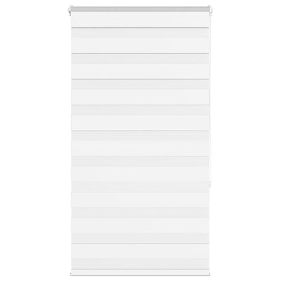 VidaXL Zebrarollo 70x150 cm Stoffbreite 65,9 cm Polyester weiß