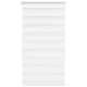 Vidaxl Zebra Roller Blind 75x150 cm Staubbreite 70,9 cm Polyester weiß