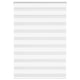 Vidaxl Zebra Roller Blind 95x150 cm Staubbreite 90,9 cm Polyester weiß