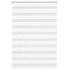 Vidaxl Zebra Roller Blind 105x150 cm Staubbreite 100,9 cm Polyester weiß