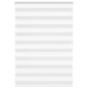 Vidaxl Zebra Roller Blind 105x150 cm Staubbreite 100,9 cm Polyester weiß