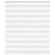 Vidaxl Zebra Roller Blind 120x150 cm Staubbreite 115,9 cm Polyester weiß