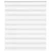 Vidaxl Zebra Roller Blind 135x150 cm Staubbreite 130,9 cm Polyester weiß