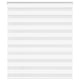 Vidaxl Zebra Roller Blind 135x150 cm Staubbreite 130,9 cm Polyester weiß