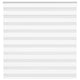 Vidaxl Zebra Roller Blind 140x150 cm Staubbreite 135,9 cm Polyester Weiß
