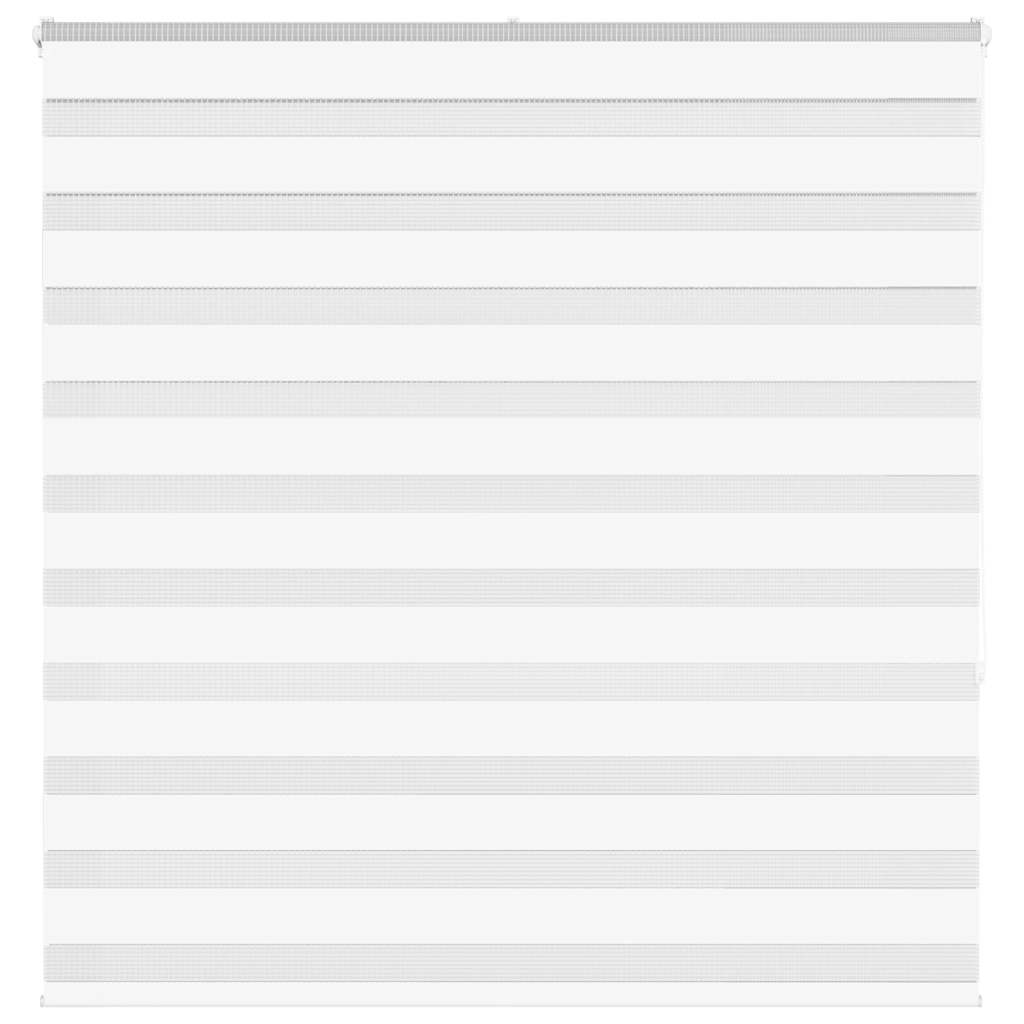 Vidaxl Zebra Roller Blind 145x150 cm Staubbreite 140,9 cm Polyester weiß