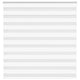 Vidaxl Zebra Roller Blind 145x150 cm Staubbreite 140,9 cm Polyester weiß