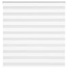 Vidaxl Zebra Roller Blind 150x150 cm Staubbreite 145,9 cm Polyester weiß