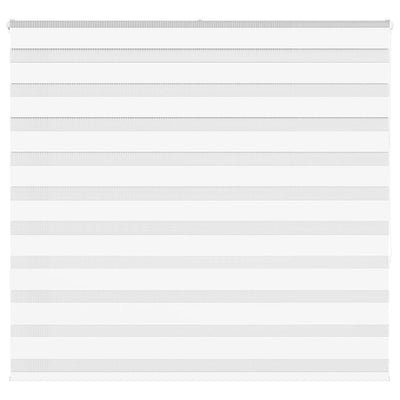 Vidaxl Zebra Roller Blind 155x150 cm Staubbreite 150,9 cm Polyester weiß