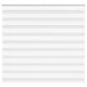 Vidaxl Zebra Roller Blind 155x150 cm Staubbreite 150,9 cm Polyester weiß