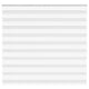 Vidaxl Zebra Roller Blind 165x150 cm Staubbreite 160,9 cm Polyester weiß