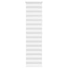 Vidaxl Zebra Roller Blind 55x200 cm Staubbreite 50,9 cm Polyester weiß