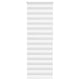 Vidaxl Zebra Roller Blind 70x200 cm Staubbreite 65,9 cm Polyester weiß