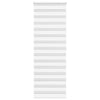 Vidaxl Zebra Roller Blind 75x200 cm Stoffbreite 70,9 cm Polyester weiß