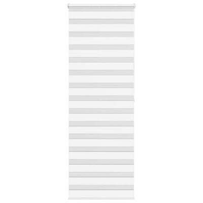Vidaxl Zebra Roller Blind 75x200 cm Stoffbreite 70,9 cm Polyester weiß