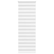 Vidaxl Zebra Roller Blind 85x200 cm Staubbreite 80,9 cm Polyester weiß - afbeelding 1