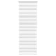 Vidaxl Zebra Roller Blind 85x200 cm Staubbreite 80,9 cm Polyester weiß