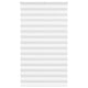 Vidaxl Zebra Roller Blind 120x200 cm Staubbreite 115,9 cm Polyester weiß
