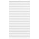 Vidaxl Zebra Roller Blind 125x200 cm Stoffbreite 120,9 cm Polyester weiß