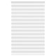 Vidaxl Zebra Roller Blind 140x200 cm Staubbreite 135,9 cm Polyester weiß