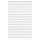 Vidaxl Zebra Roller Blind 145x200 cm Staubbreite 140,9 cm Polyester weiß