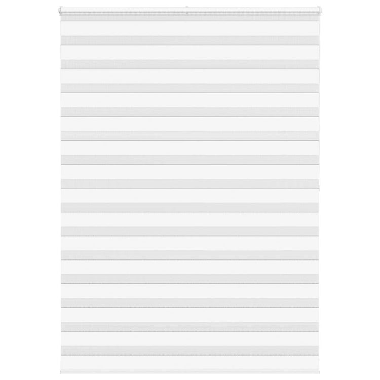 Vidaxl Zebra Roller Blind 160x200 cm Staubbreite 155,9 cm Polyester weiß