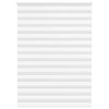 Vidaxl Zebra Roller Blind 165x200 cm Staubbreite 160,9 cm Polyester weiß