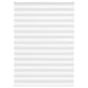 Vidaxl Zebra Roller Blind 165x200 cm Staubbreite 160,9 cm Polyester weiß