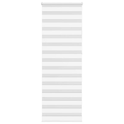 Vidaxl Zebra Roller Blind 70x230 cm Staubbreite 65,9 cm Polyester weiß