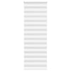 Vidaxl Zebra Roller Blind 75x230 cm Stoffbreite 70,9 cm Polyester weiß