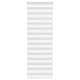 Vidaxl Zebra Roller Blind 75x230 cm Stoffbreite 70,9 cm Polyester weiß