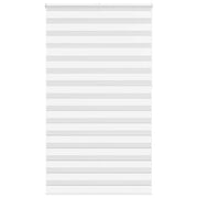 Vidaxl Zebra Roller Blind 120x230 cm Stoffbreite 115,9 cm Polyester Weiß - afbeelding 1
