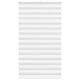 Vidaxl Zebra Roller Blind 120x230 cm Stoffbreite 115,9 cm Polyester Weiß