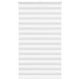 Vidaxl Zebra Roller Blind 125x230 cm Stoffbreite 120,9 cm Polyester weiß