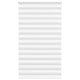 Vidaxl Zebra Roller Blind 135x230 cm Stoffbreite 130,9 cm Polyester weiß