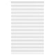 Vidaxl Zebra Roller Blind 145x230 cm Stoffbreite 140,9 cm Polyester weiß