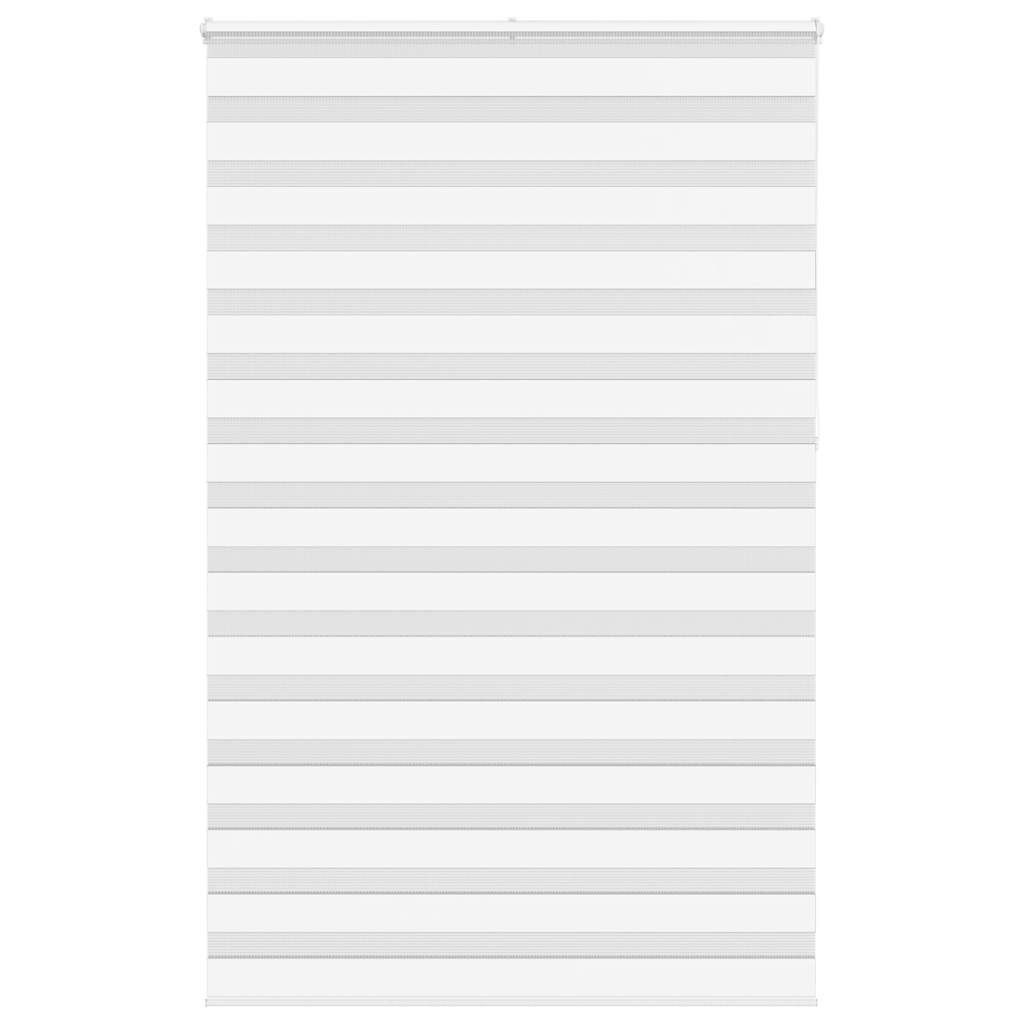 Vidaxl Zebra Roller Blind 150x230 cm Stoffbreite 145,9 cm Polyester weiß