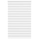 Vidaxl Zebra Roller Blind 150x230 cm Stoffbreite 145,9 cm Polyester weiß