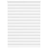 Vidaxl Zebra Roller Blind 155x230 cm Stoffbreite 150,9 cm Polyester weiß