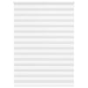 Vidaxl Zebra Roller Blind 165x230 cm Stoffbreite 160,9 cm Polyester weiß