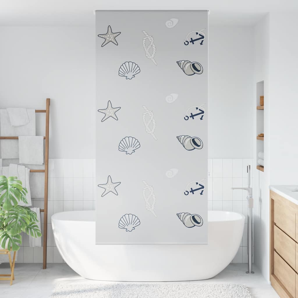 Vidaxx Duschrollo 110x240 cm, Stoffbreite 106 cm