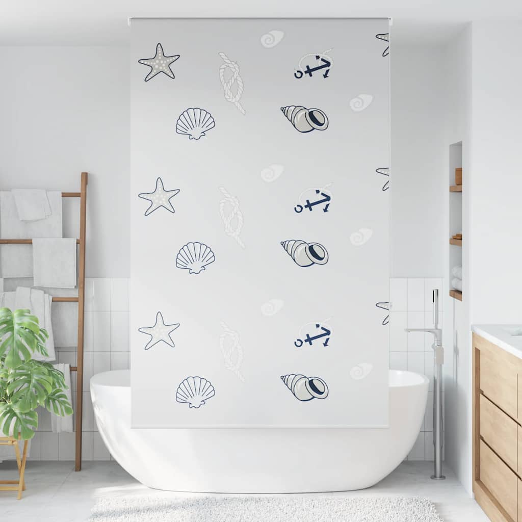 Vidaxx Duschrollo 130x240 cm, Stoffbreite 126 cm