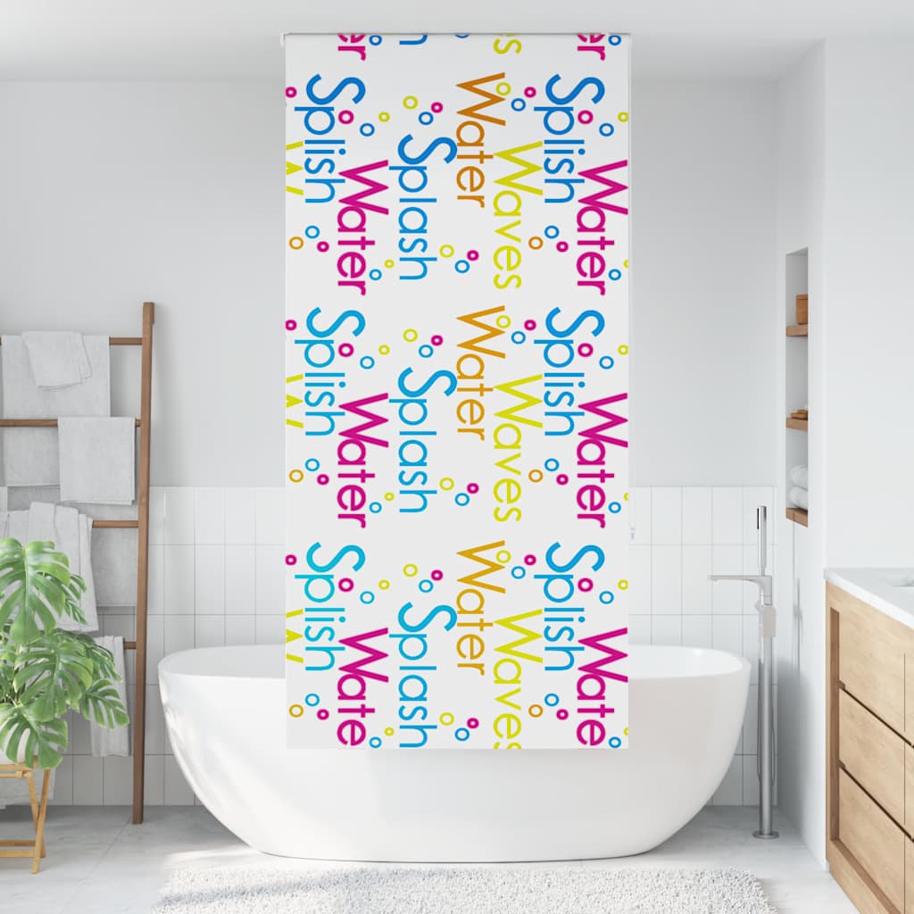 Vidaxx Duschrollo 90x240 cm, Stoffbreite 86 cm